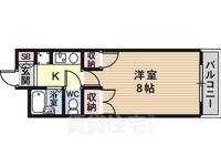 キャッスル山村B棟の間取り