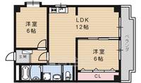 三鉦マンションの間取り