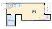 京都府京都市上京区妙蓮寺前町の賃貸マンションの間取り