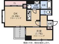 BLANC トゥーレハカタの間取り