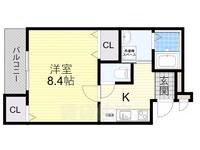 フジパレス吹田寿町5番館の間取り