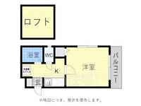 福岡県福岡市博多区那珂2丁目(アパート)の賃貸物件の間取り