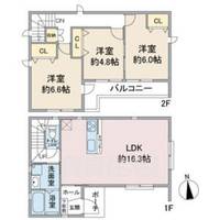 愛知県名古屋市名東区本郷2丁目(一戸建)の賃貸物件の間取り