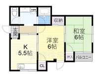 ビートル山本北C棟の間取り