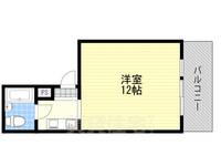 大阪府大阪市都島区中野町3丁目の賃貸マンションの間取り
