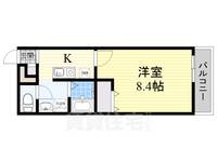 大阪府泉大津市東助松町4丁目の賃貸アパートの間取り