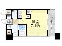 大阪府茨木市双葉町の賃貸マンションの間取り