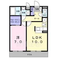 京都府京都市伏見区羽束師古川町の賃貸アパートの間取り