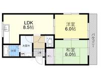 ラルゴ若江301の間取り