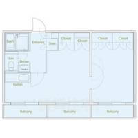 CASA NOAH高峯町の間取り
