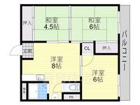 第1八幸マンションの間取り