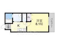 ベルドミール末広 六番館の間取り