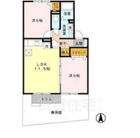 ライフランドスケープ A棟の間取り