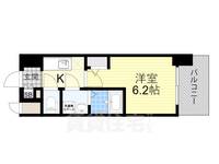 大阪府大阪市都島区中野町5丁目の賃貸マンションの間取り