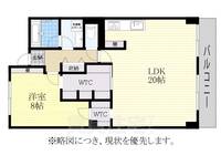 西一社ハイツ315の間取り