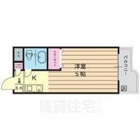 京都府京都市西京区川島玉頭町の賃貸マンションの間取り