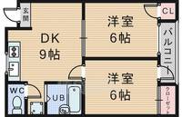 NEROSSO豊中の間取り