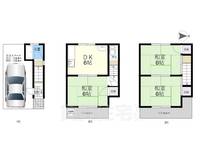 大阪府東大阪市若江西新町1丁目(一戸建)の賃貸物件の間取り