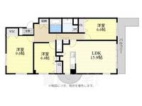 シャンティ滝川の間取り