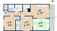 昭和ハイツ吉田402の間取り