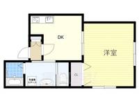 大阪府堺市堺区香ヶ丘町1丁の賃貸マンションの間取り