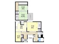 大阪府寝屋川市秦町(一戸建)の賃貸物件の間取り