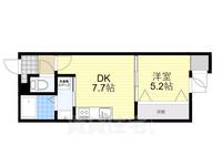大阪府大阪市住吉区万代東1丁目の賃貸マンションの間取り