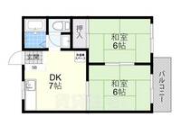 大阪府豊中市長興寺北3丁目の賃貸アパートの間取り