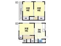 兵庫県尼崎市東難波町5丁目(一戸建)の賃貸物件の間取り