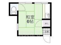 大阪府豊中市庄内幸町3丁目の賃貸アパートの間取り