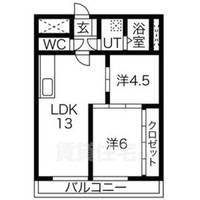 スカイマンションの間取り