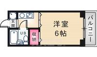 シロハイヌ久々知402の間取り