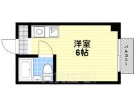 大阪府大阪市旭区新森5丁目の賃貸マンションの間取り