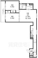 大阪府東大阪市東山町の賃貸アパートの間取り