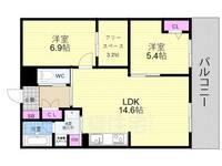 インサイトルポ山科新十条の間取り