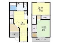 大阪府堺市中区堀上町(一戸建)の賃貸物件の間取り