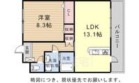 アベニュー大針の間取り