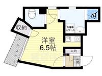 大阪府八尾市北本町2丁目の賃貸マンションの間取り