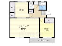 浅香山住宅10号棟の間取り