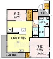 物件の間取り画像