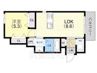 兵庫県神戸市中央区旭通2丁目の賃貸マンションの間取り