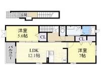 ハぁピネスの間取り