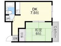 大阪府摂津市千里丘東4丁目の賃貸マンションの間取り