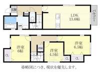 愛知県名古屋市天白区塩釜口1丁目(一戸建)の賃貸物件の間取り
