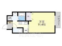 大阪府大阪市淀川区三国本町2丁目の賃貸マンションの間取り