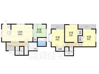 大阪府茨木市郡山2丁目(一戸建)の賃貸物件の間取り