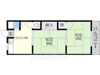 アガサキコーポ服部の間取り