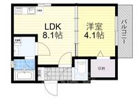 ALEGRIA河内山本EASTの間取り