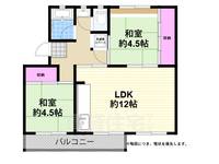 浅香山住宅1号棟の間取り