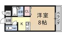 マンション白崎の間取り